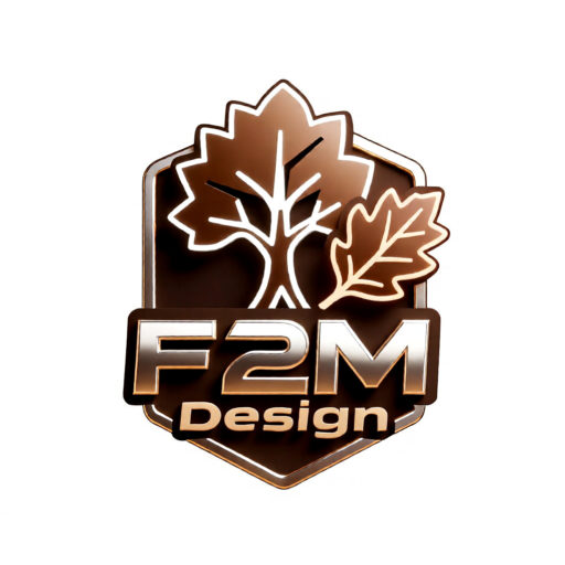 f2m DESIGN logo